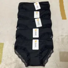 ブラックモーダルショーツ5枚セット