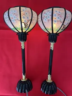 雛飾り雪洞　(秀月雛祭り用お道具)