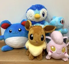 ポケットモンスター もふぐっとぬいぐるみシリーズ 5体セット③のサムネイル