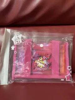 【新品】パウパトロール　ショルダーバッグ　クリア　ピンク