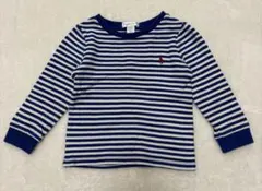 土日限定値下げ！　Ralph Lauren 長袖Tシャツ 18M 青白ストライプ