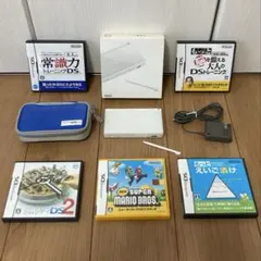 Nintendo DS Lite 本体＋ソフト5本＋専用ポーチセット