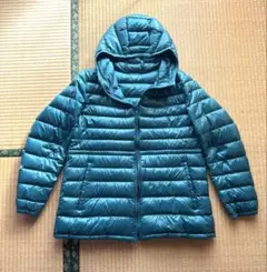 ユニクロ★ウルトラライトダウンほぼ未使用美品XLグリーン