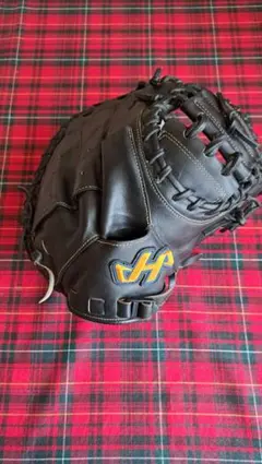 ハタケヤマ 軟式 キャッチャーミット ブラック　TH-JM8BSのサムネイル