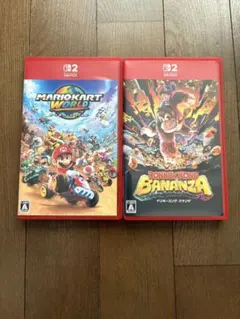 MarioKartWorld & DonkeyKongBananaza セット