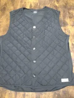 ブラック キルティング インナー　ベスト L