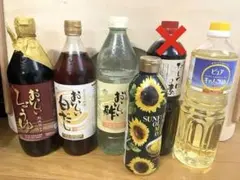 NHC 6本セット しょうゆ 白だし 酢 キャノーラ油 ひまわり油　だしつゆの素のサムネイル