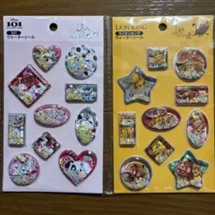 即日発送　ウォーターシール　101匹わんちゃん　ライオンキング