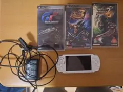 PSP-3000本体+ソフト3本セット(説明お読みください)