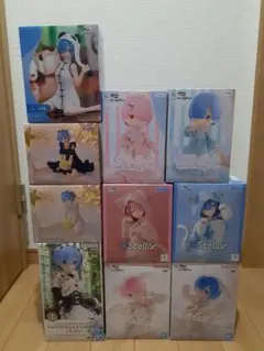 美少女フィギュア リゼロ 物語シリーズ 化物語 マクロス 等 15点セット