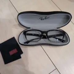 美品　Ray-Ban RB 5267F 5058 ブラックフレーム メガネ