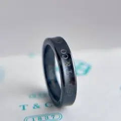 G*】様 【廃盤】ティファニー ナロー リング 8号 チタン Ti 1837