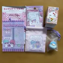 キキララ　クリアファイル、巾着、ジャパぐるみFig.
