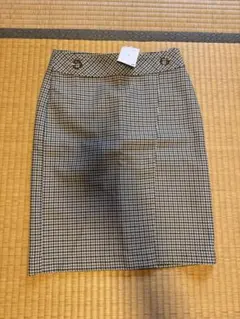 H&M チェック柄 タイトスカート EUR 34