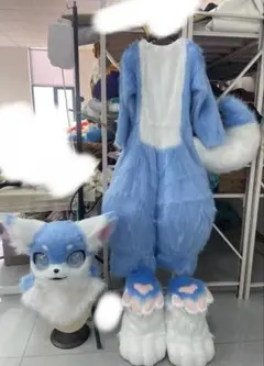 ケモノ着ぐるみ フルセット ファーマスク fursuit コスプレ 