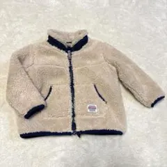 【美品】ミキハウス ボアフリースジャケット 80cm