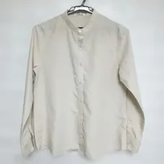 値引き中⭐【Mサイズ】Honeys ストライプアイボリー長袖シャツ