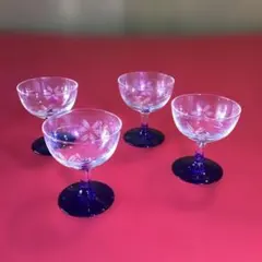 北一硝子 KITAICHI GLASS☆2点SET【ヴィンテージ】お香立て・小皿