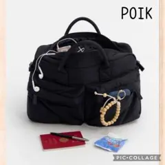poik ミドルマルチポケットクロスバック blackのサムネイル