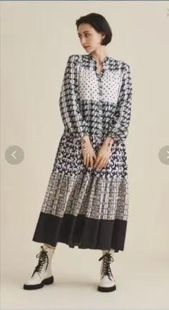 GraceContinental　長袖シャツワンピース