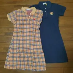 バーバリー ロンドン　10-12歳用ポロワンピース2着