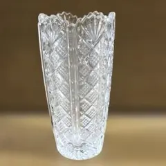 日本製　クリスタルガラス 花瓶