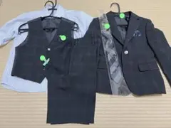 【中古】キッズ　フォーマルスーツ5点セット　120cm