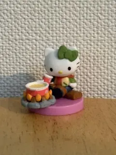 ハローキティ　チョコエッグ　ソロキャンプ