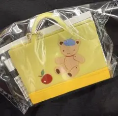 【新品•未開封】familiar♡カプセルトイミニバッグチャーム　黄色