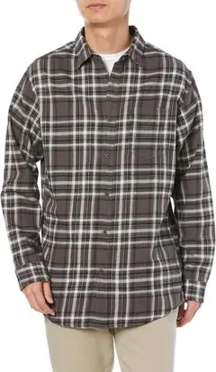 M フランネルシャツ 長袖 メンズ チェック