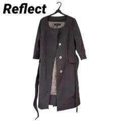 Reflect リフレクト キルティングロングコート 9号 ワールド
