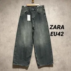 ZARA ザラスーパーバギーフィットジーンズ EU42jp32