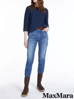マックスマーラ デニムパンツ ブルーのサムネイル