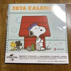 2026年 スヌーピー 卓上カレンダー NISSAY