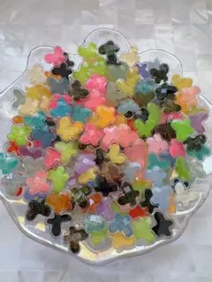 蝶々デコパーツプラパーツカボションホイップデコハンドメイド