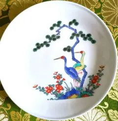 人間国宝 十三代 酒井田柿右衛門 錦 花鳥図花瓶 共箱 高20cm 本物