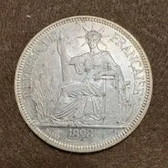 1903年 フランス領インドシナ ピアストル大型銀貨 NGC認証 - メルカリ