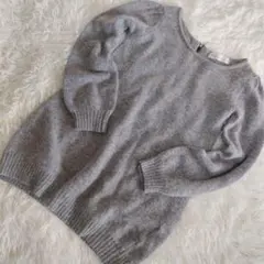 美品✨31Sansdemode ♡アンゴラミックスパフスリーブニットサイズ36