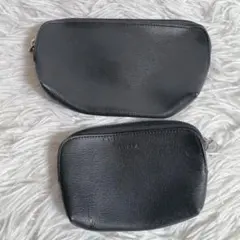 FURLA ポーチ　ブラック　黒　2個セット