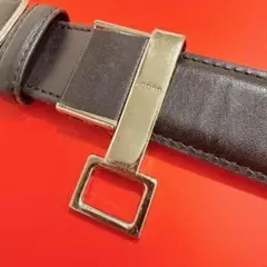 現状品 GUCCI グッチ 刻印 ベルト金具 服飾金具 シルバー レザークラフト