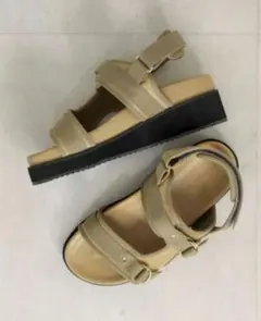 お値下げ！【新品未使用】Bou Jeloud サンダル ベージュMのサムネイル