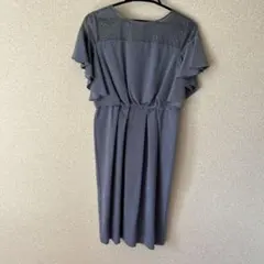 結婚式　ドレス　パーティドレス　ブルーグレー　フォーマル　引っ越し直前値下げ中