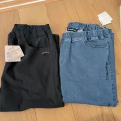 新品　 drug store's ストレッチパンツ＆デニム　サイズF 2点セットのサムネイル