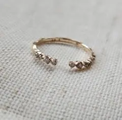 Moixx モイメメ K10 ダイヤ 0.08ct リング 8号のサムネイル