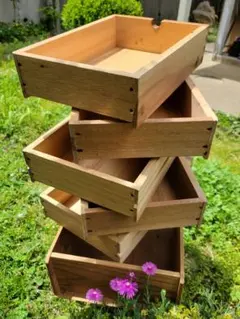 木製引き出し 5段セット ➕１　収納ボックスのサムネイル