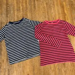 UNIQLO ボーダーカットソー ロンT セット 150