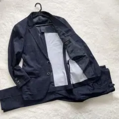 【使用感少なめ】近年　エポカウォモ　セットアップ　高ストレッチ　洗える　M相当