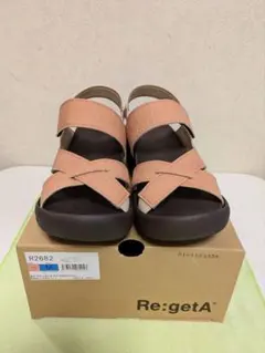 Re:getA サンダル R2682 ピンク Mサイズのサムネイル