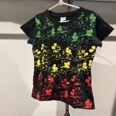 Disney ミッキーマウス 半袖 Tシャツ ブラック