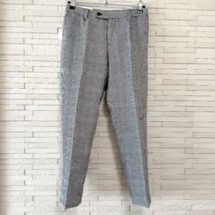 ユニクロ イネス クロップドパンツ グレンチェック